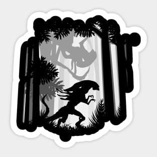 My Aliens Art Sticker